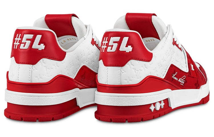 LOUIS VUITTON LV Trainers 'White Red' 1AANFH #