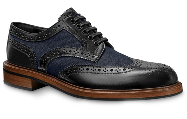 LOUIS VUITTON LV Voltaire Derby Shoes 'Black' 1A5WYR #