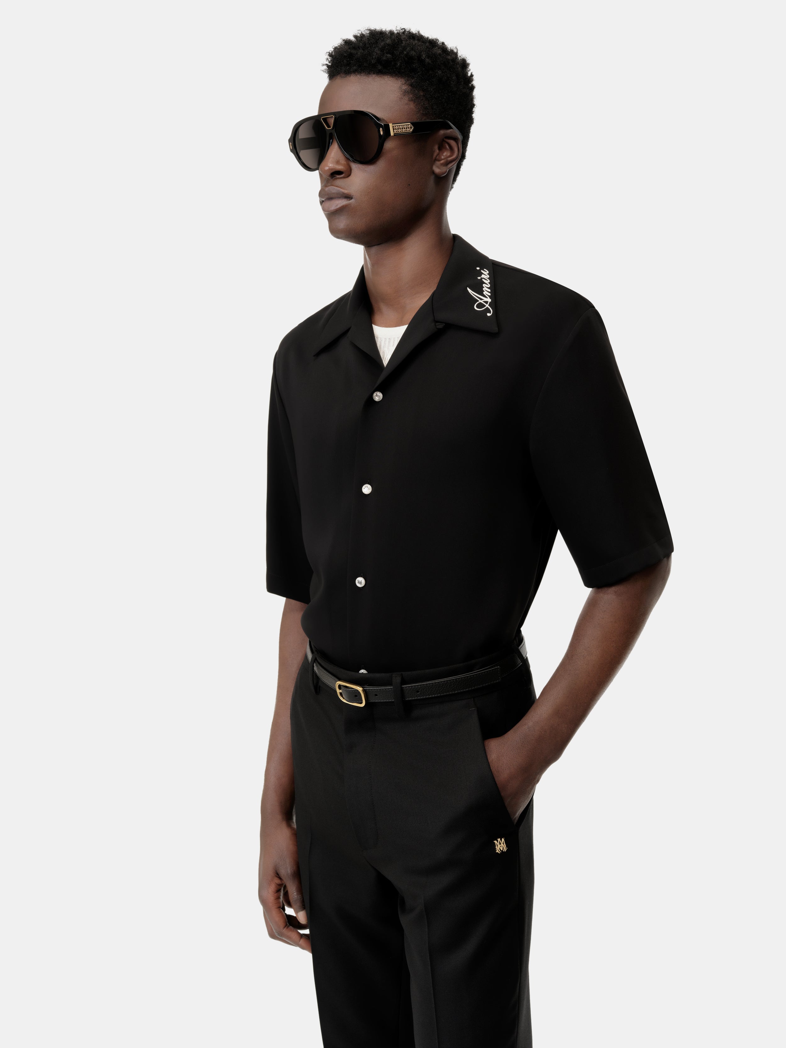 AMIRI CAMP SHIRT - Black