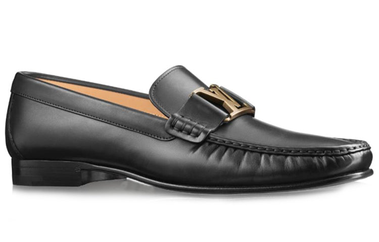 LOUIS VUITTON Montaigne Slip On Shoes 'Black' 1A2G51 #