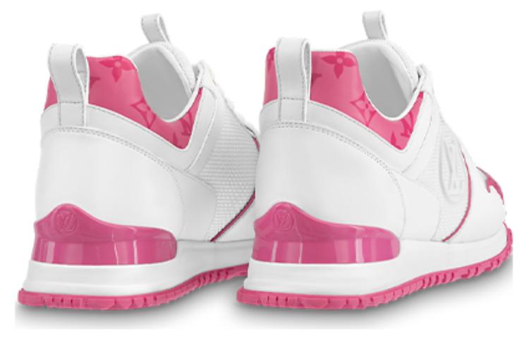 (WMNS) LOUIS VUITTON Run Away Sneakers 'White Side Logo with Pink Monogram' 1AB1SD #
