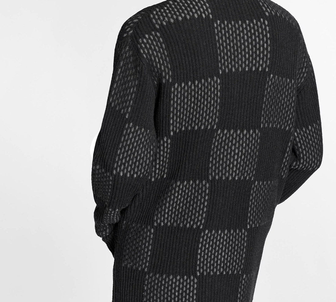 LOUIS VUITTON x Nigo LV2 Series Giant Damier Ribbed Jacket For Unisex 1A7XB #.