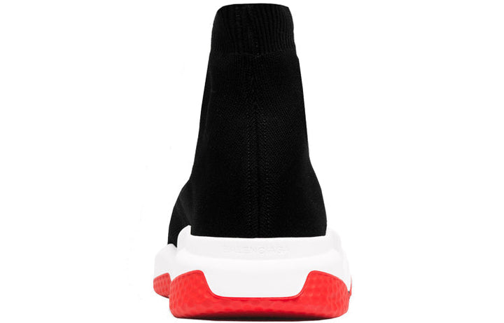 Balenciaga Speed Trainer Mid 'Black Red' 2017 530351W05G01000 #