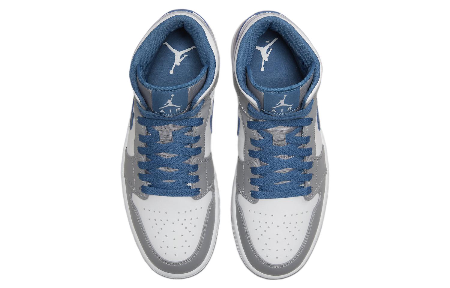 Air Jordan 1 Mid 'Cement Grey True Blue' DQ8426-014 #