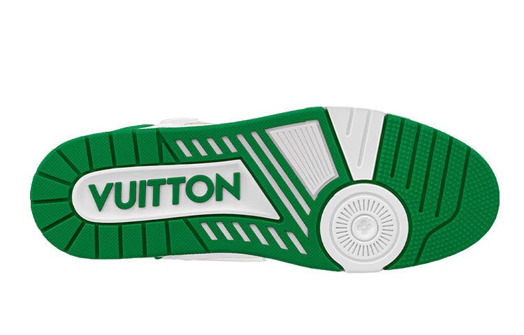 LOUIS VUITTON LV Trainer 'White Green' 1ABLY1 #