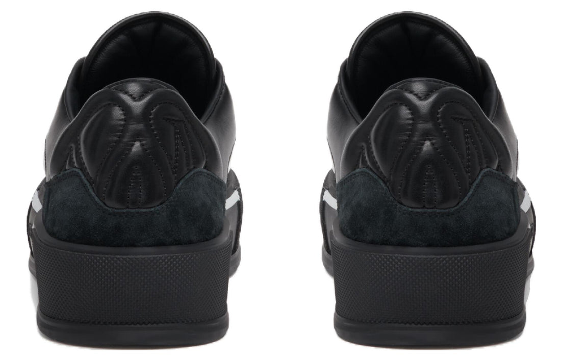 Alexander McQueen Skate Deck Plimsoll Shoes 'Black White' 777241W4SS31070 #