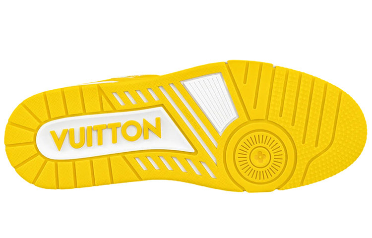 LOUIS VUITTON LV Trainer 'White Yellow' 1AA6XM #