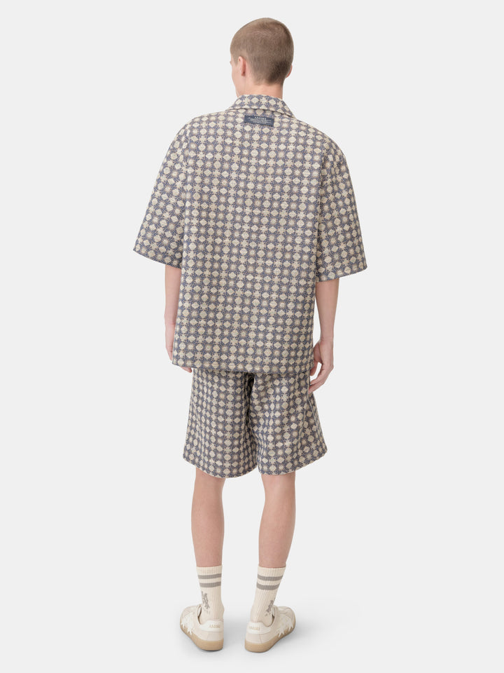 MA QUAD BOUCLE CAMP SHIRT - Midnight Blue