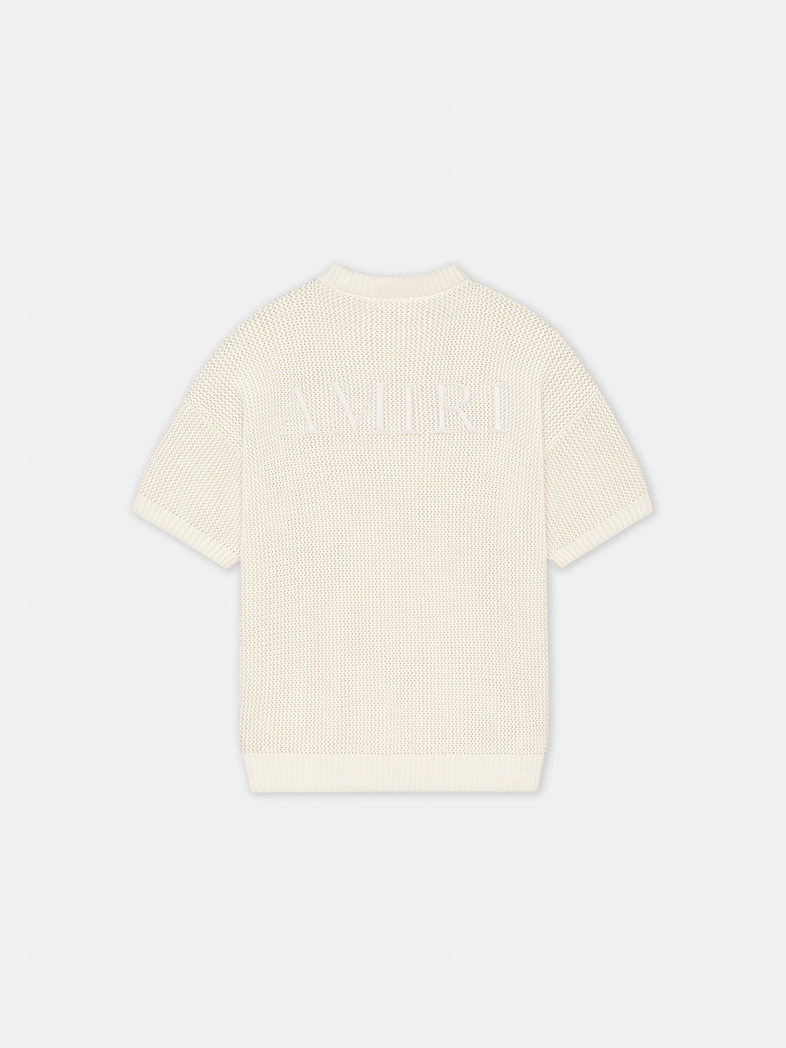 AMIRI CROCHET MESH TSHIRT - Ivory