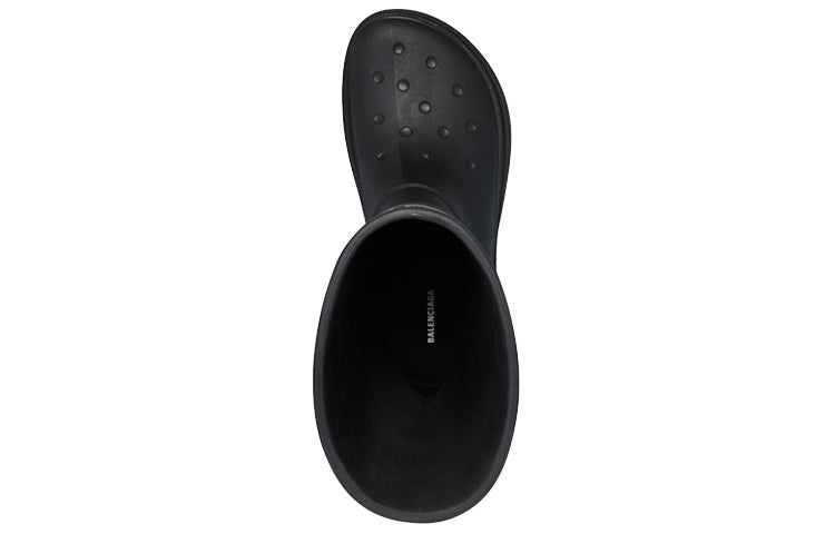 Crocs x Balenciaga Boots 'Black' 677384W1S8E1000 #