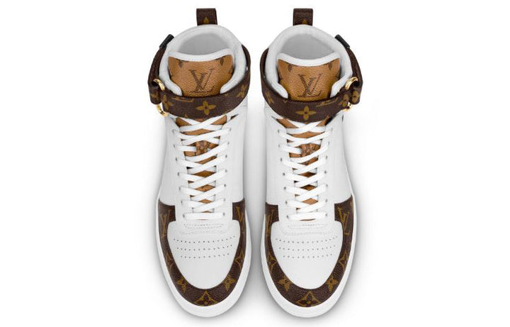 (WMNS) LOUIS VUITTON LV Boombox High-Top Sneakers White 1A87Q2 #
