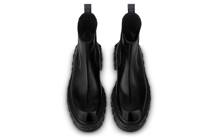 LOUIS VUITTON Lv Baroque Chelsea Boots 'Black' 1AAHB9 #