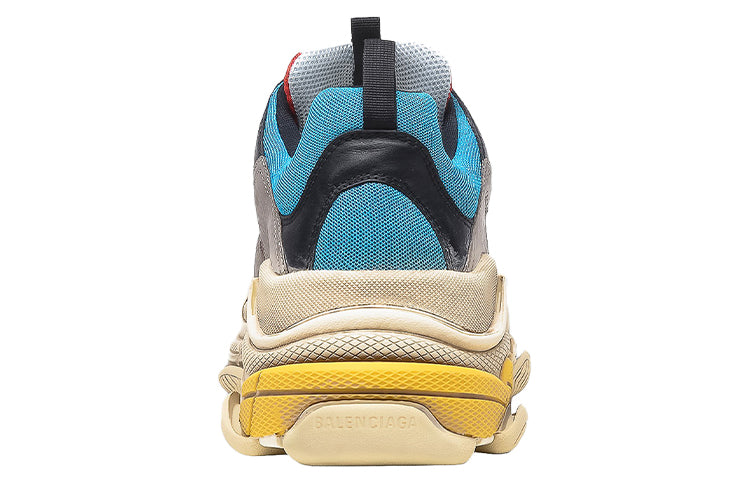 (WMNS) Balenciaga Triple S 'Blue Red' 554105W09O24365 #