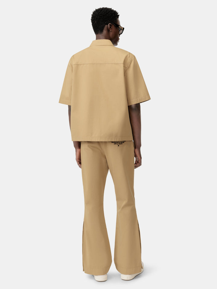 CHINO KICK FLARE - SEPIA TINT