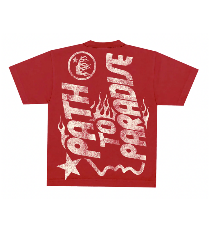 Hellstar Studios Jesus Emblem Tee Blood Red