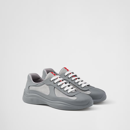 Prada America's Cup Soft rubber and bike fabric sneakers fashionable