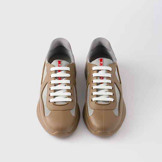 Prada America's Cup Soft rubber and bike fabric sneakers fashionable