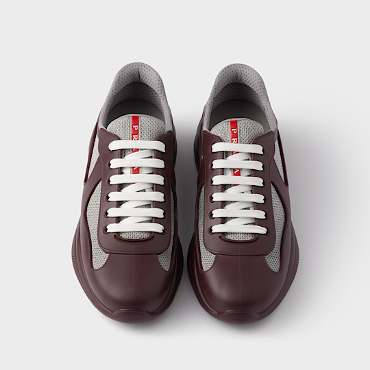 Prada America's Cup Soft rubber and bike fabric sneakers fashionable