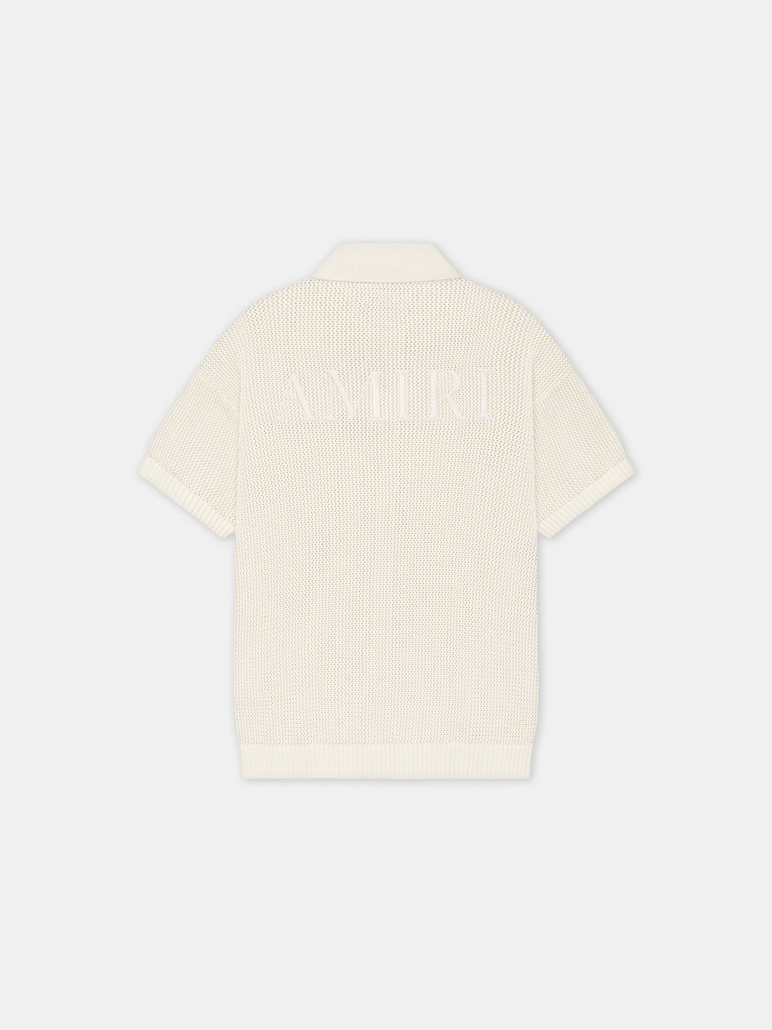 AMIRI CROCHET MESH SHIRT - Ivory