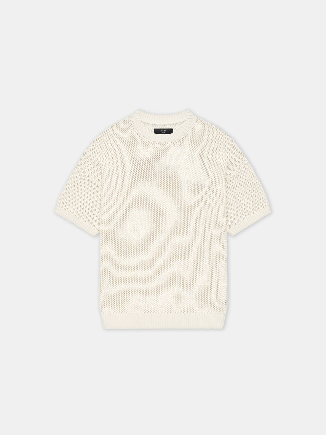 AMIRI CROCHET MESH TSHIRT - Ivory