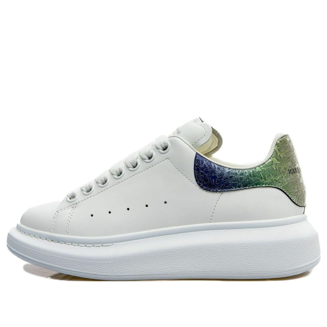 (WMNS) Alexander McQueen Oversized Shoes 'White Opalescent' 718232WICYF9487 #